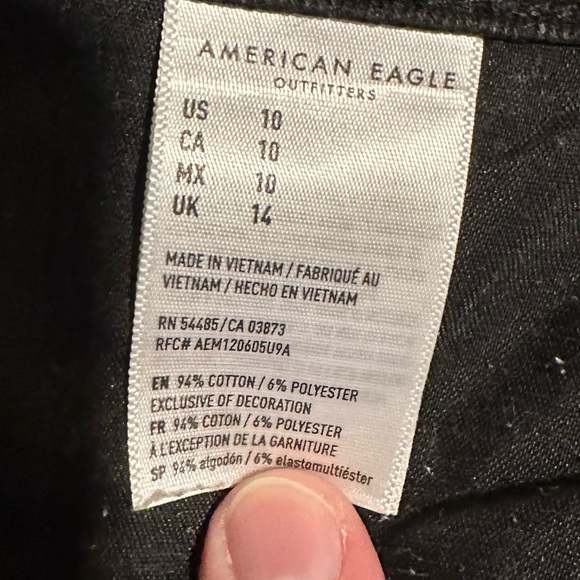 ✨ Black Button Down Skirt (Size 10) - Picture 3 of 3